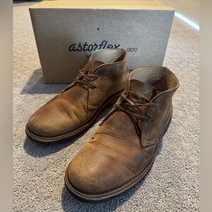 Astorflex Greenflex Mens Chukka Desert Boot Size 43 US 10 Brown Leather